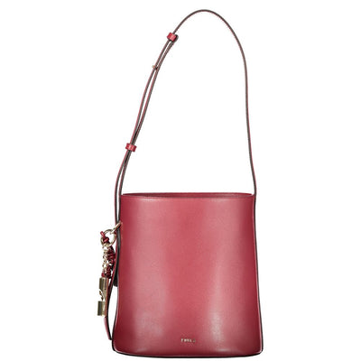 Borsa a secchiello Furla Rosso da donna in pelle