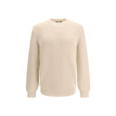 Fendi Beige Wool Sweatshirt