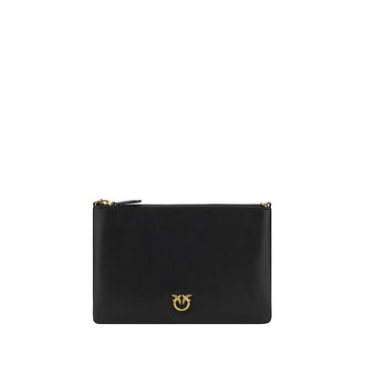 PINKO Black Compact Zip Shoulder Bag