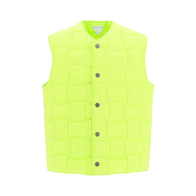 Bottega Veneta Bicolor Sleeveless Jacket