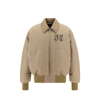 Bomber Palm Angels Beige in Poliammide