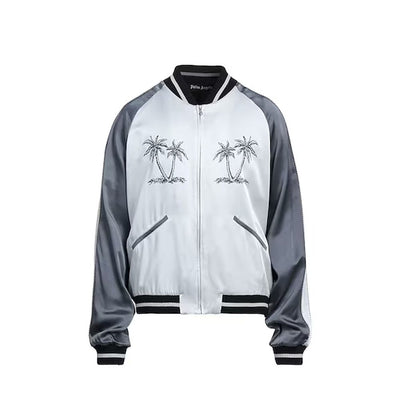Bomber Palm Angels grigio in acetato