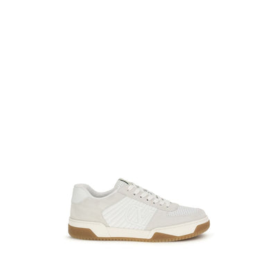 Baskets athlétiques Valentino Garavani en cuir de veau blanc Bos Taurus