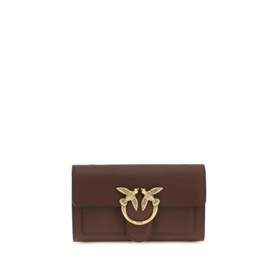 PINKO Brown Love One Chain Wallet