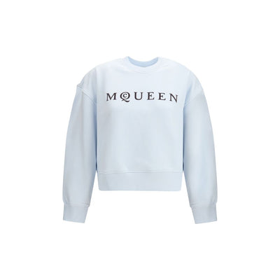 Sweat-shirt Alexander McQueen en coton bleu