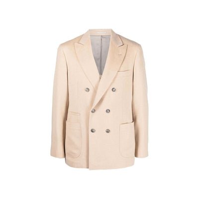 Cappotto Brunello Cucinelli in Lana Beige