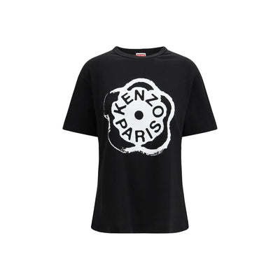 T-Shirt Nera in Cotone Kenzo