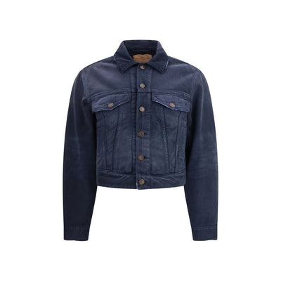 Veste en jean en coton bleu Balenciaga