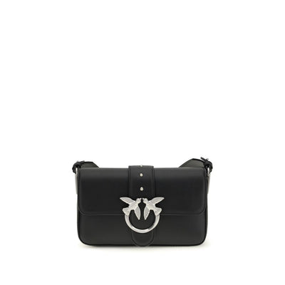 PINKO Black Mini Love Shoulder Bag