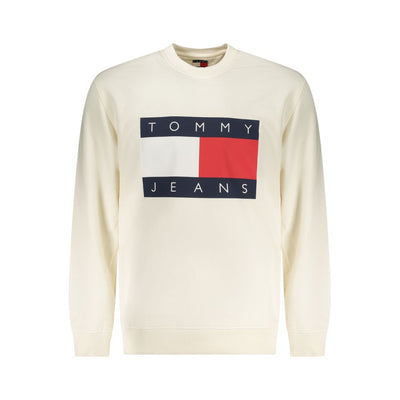 Felpa da uomo Tommy Hilfiger in cotone bianco
