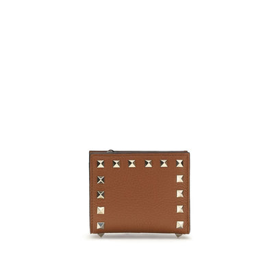 Valentino Garavani Brown Leather Wallet