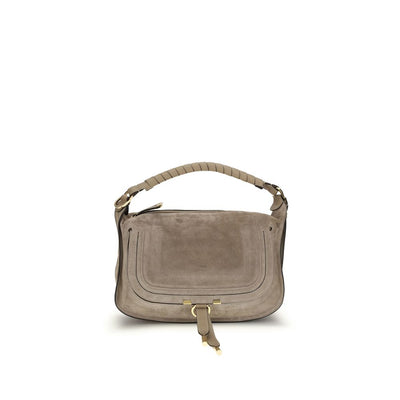 Chloé Beige Calf Leather Shoulder Bag - Marcie