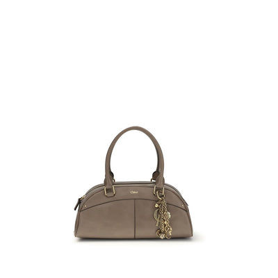 Chloé Gray Calf Leather Handbag
