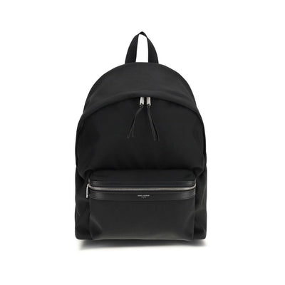 Zaino in nylon nero Saint Laurent