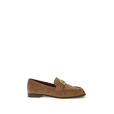 Mocassins à enfiler Fendi marron en agneau Ovis Aries Aries