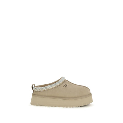 Mules UGG en Cuir de Veau Beige Bos Taurus