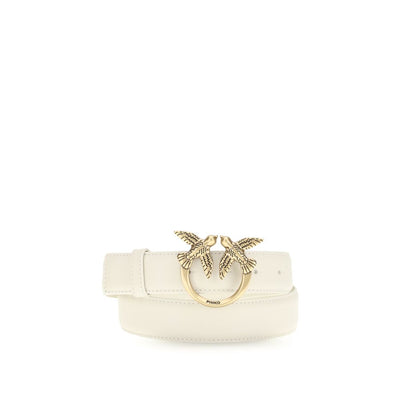 PINKO White Love Berry Belt