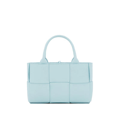 Bottega Veneta Blue Leather Tote Bag