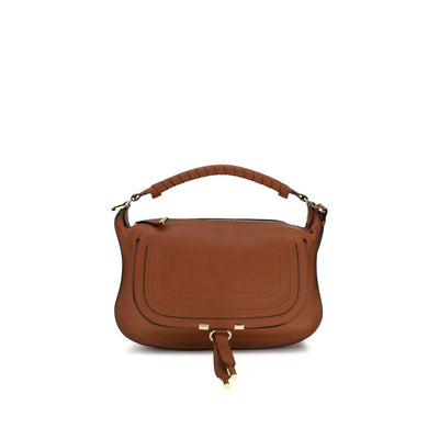 Chloé Brown Calf Leather Shoulder Bag - Women