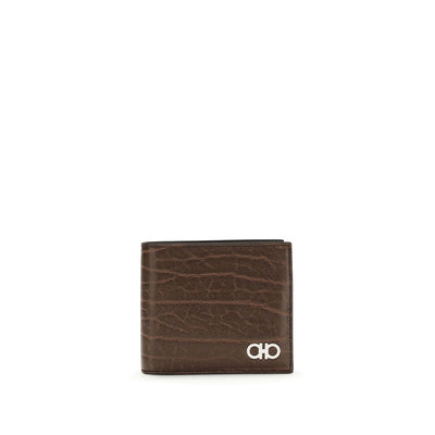 Ferragamo Brown Calf Leather Wallet