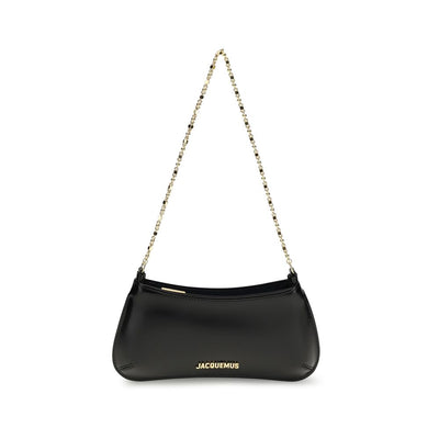 Jacquemus Black Calf Leather Shoulder Bag