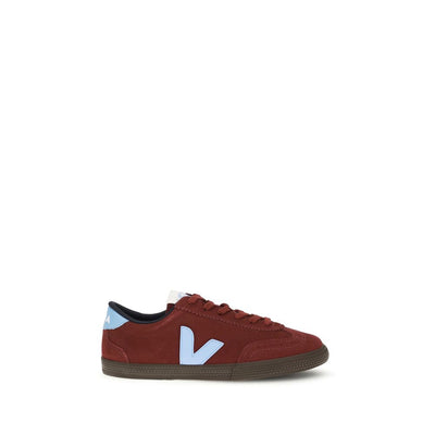 Veja Bordeaux Calf Leather Athletic Sneakers