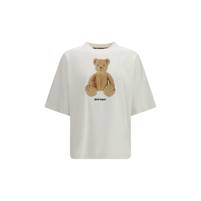 T-Shirt Palm Angels in Cotone Bianco