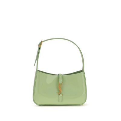Saint Laurent Bicolor Calf Leather Shoulder Bag