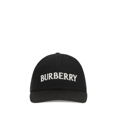 Burberry Black Cotton Cap (Baseball Hat)