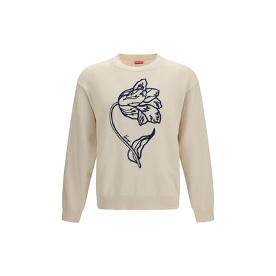 Kenzo Beige Cotton Sweatshirt