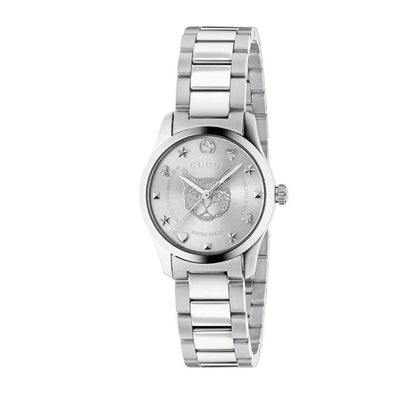 Gucci Gray Stainless Steel Dress Watch