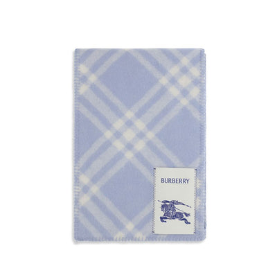 Burberry Blue Wool Scarf