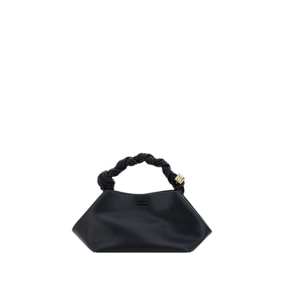 Ganni Black Calf Leather Handbag