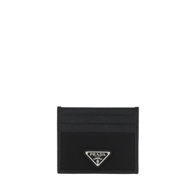 Prada Black Calf Leather Wallet - Card Holder