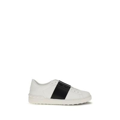 Valentino Garavani Black And White Low Top Sneakers