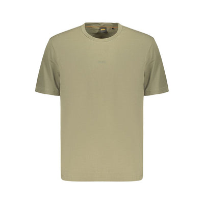 Hugo Boss Green Cotton Men's T-Shirt