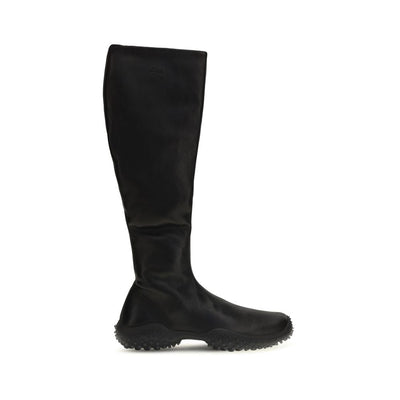 Miu Miu Black Lamb Ankle Boots