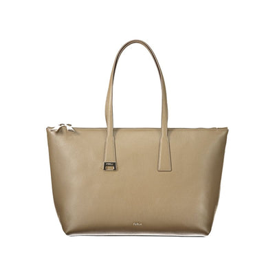 Furla Green Leather Handbag