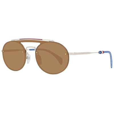 Lunettes de soleil Tommy Hilfiger en métal doré et plastique