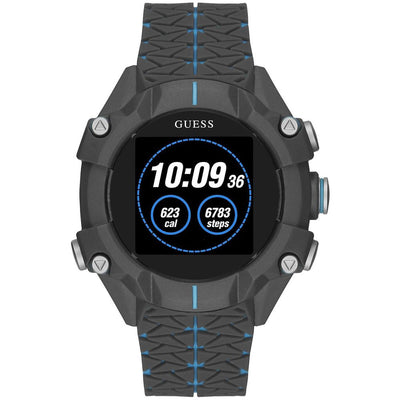 Montre sport Guess en résine grise