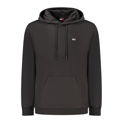 Felpa da Uomo in Cotone Nera Tommy Hilfiger