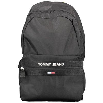 Zaino da uomo Tommy Hilfiger in poliestere riciclato nero