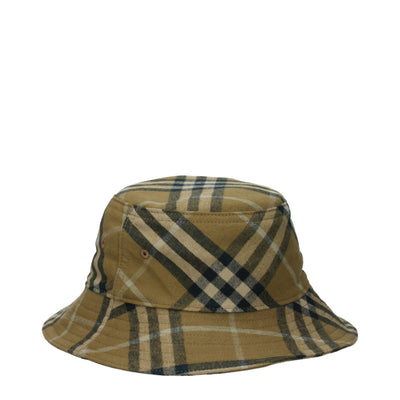 Burberry Green Cotton Bucket Hat