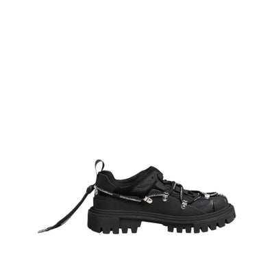 Dolce & Gabbana Scarpe da trekking nere basse stringate