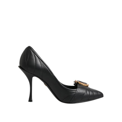 Dolce & Gabbana Black Devotion Leather Pumps