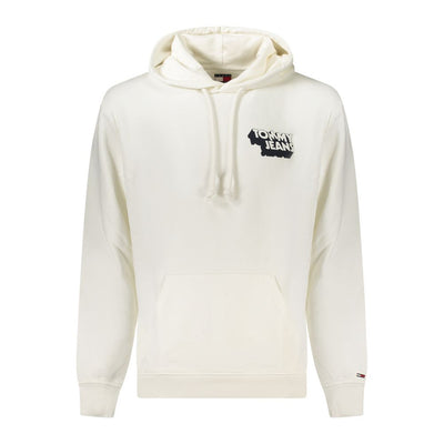 Felpa da uomo Tommy Hilfiger in cotone bianco