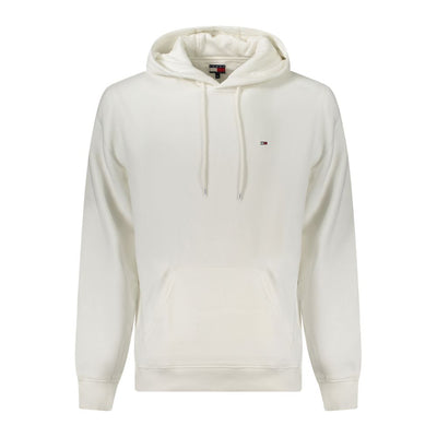 Felpa con Cappuccio da Uomo Tommy Hilfiger Bianca in Cotone