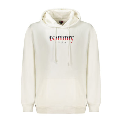 Felpa da uomo Tommy Hilfiger in cotone bianco