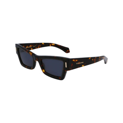Lunettes de soleil Ferragamo en acétate marron