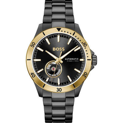 Orologio elegante Hugo Boss in acciaio inossidabile nero